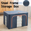 Foldable Storage Box  Steel Frame Grey * 2 Sizes
