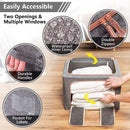Foldable Storage Box  Steel Frame Grey * 2 Sizes