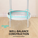 Plant Stand Metal  2 Tiers  White  60CM