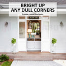 Plant Stand Metal  2 Tiers  White  60CM