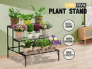 Plant Stand Garden Planter Metal Flower Pot Rack Corner Shelving Indoor Outdoor*70CM
