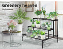 Plant Stand Garden Planter Metal Flower Pot Rack Corner Shelving Indoor Outdoor*70CM