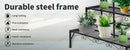 Plant Stand Garden Planter Metal Flower Pot Rack Corner Shelving Indoor Outdoor*70CM