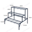 Plant Stand Garden Planter Metal Flower Pot Rack Corner Shelving Indoor Outdoor*70CM