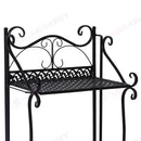 Plant Stand Garden Planter Metal Flower Pot Rack Corner Shelving Indoor Outdoor*4 Tier