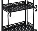 Plant Stand Garden Planter Metal Flower Pot Rack Corner Shelving Indoor Outdoor*4 Tier