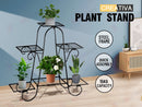 Plant Stand Garden Planter Metal Flower Pot Rack Corner Shelving Indoor Outdoor*6 Tier