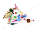 pet Toys 18pc Cat Toy Channel Tease Cat Stick Supplies Value Combination