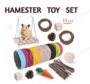 11pcs Hamster Toys Set  Guinea Pig*Colorful
