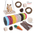 11pcs Hamster Toys Set  Guinea Pig*Colorful