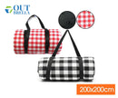 Large Picnic Blanket Premium Cashmere Rug Waterproof Mat Outdoor 200X200 * 2 Colors