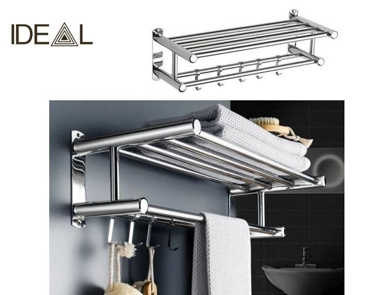 Towel Rack with Shelf