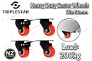 50mm Swivel Caster Wheels – Light Duty PVC Transport Wheels