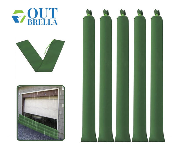 Long Canvas  Flood proof Sandbags 5pc *2 sizes