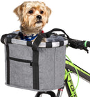 Pet Dog Puppy Cat Travel Carry Bag Carrier For Bike Bicycle Front Basket