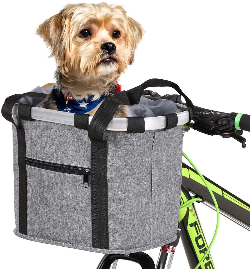 Pet Dog Puppy Cat Travel Carry Bag Carrier For Bike Bicycle Front Basket