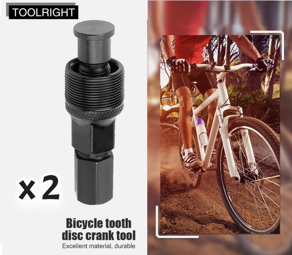 2PCS Bicycle Cycle Bike Crankset Crank Arm Puller Repair Removal Tool