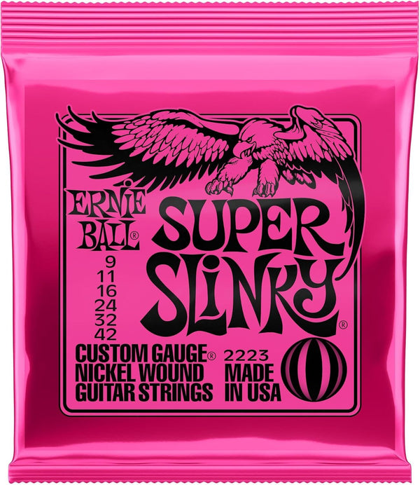2 Pack For Electric Guitar Strings Slinky 2223 (9-42)
