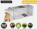 Humane Animal Trap Cage 108CM – Extra Large Live Catch Possum, Cat & Pest Trap