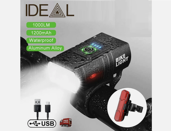 Bike Light Set Rechargeable