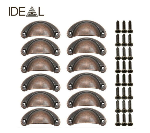 12pcs Cabinet Drawer Handles Door Pulls