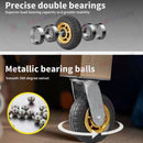 Heavy Duty 150mm Rubber Swivel Caster Wheels – Industrial Transport Wheels