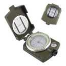 nzmegabuy camouflage hiking compass with zinc alloy body, floating dial, and bubble level for outdoor navigation