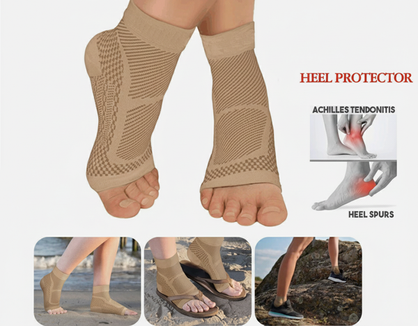 1 Pair Plantar Fasciitis Compression Socks Heel Foot Arch Pain Relief Support * 2 Sizes