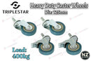 Heavy Duty 125mm Swivel Caster Wheels – 360° Rubber Transport Wheels