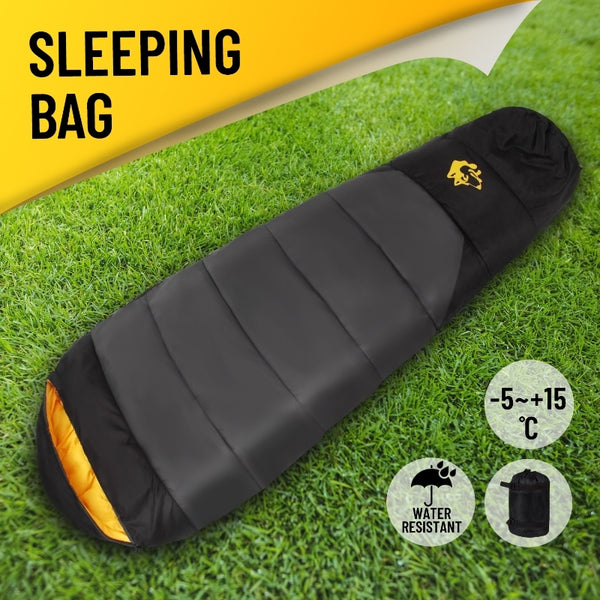 Outdoor Winter Camping Envelope Sleeping Bag Single  - 5°C -- 15°C