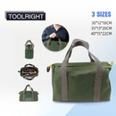 nzmegabuy green waterproof canvas tool bag with sturdy handles and spacious compartment for heavy duty storage