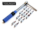 15Pcs 1/4 Torque Wrench Set 2-25NM, Bicycle Torque Tool, Torque Screw Drive