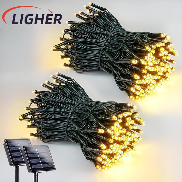 Solar Fairy String Lights 100LED 12Meter