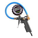 nzmegabuy digital tire inflator gun with pressure gauge, featuring a blue hose and durable aluminum alloy body