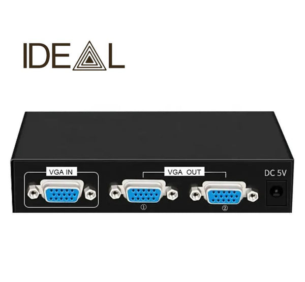 1 PC to 2 Monitor VGA LCD Splitter Box (Clearance)