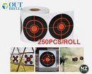 250pcs Shooting Target Self Adhesive Target StickerSports