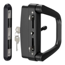 nzmegabuy black heavy-duty sliding patio door handle set with mortise lock and key for secure balcony door access