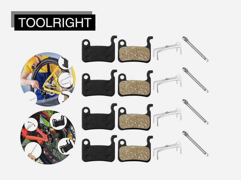 2 pair Mountain Bike Bicycle Disc Brake Pads For Shimano Hydraulic Mechanical