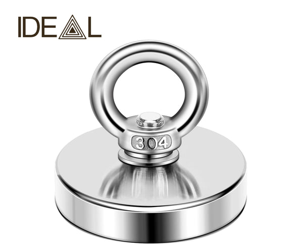 Salvage Magnet Recovery Neodymium Strong Magnetic Hook Treasure Hunting Fishing *3 Sizes