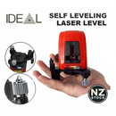 nzmegabuy 3D 360-degree self-leveling red line laser level held in hand for construction and DIY projects