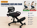 Kneeling Chair Ergonomic Office Chair Adjustable Posture Chair with Backrest Black