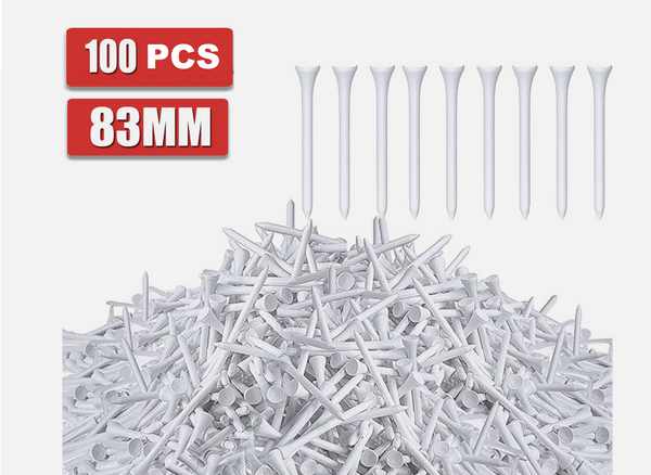 Wood Wooden Golf Tees 83mm  x 100pc