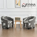 Tub Chair Cover + Cushion Cover *Grey Feather