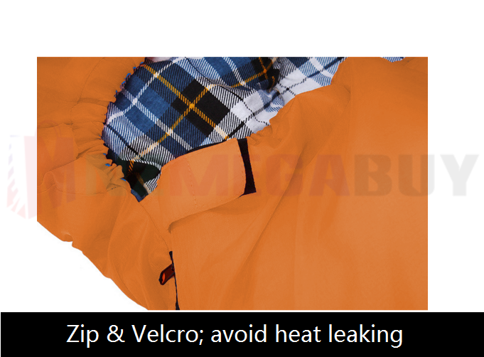 Outdoor Winter Camping Envelope Sleeping Bag Single -15°C