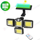 Solar light -- 4 head 192 LED Motion Sensor Light Outdoor Garden Wall Security