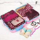 Travel Organiser Clothes Bag 6PC SET * 8 Colors