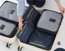 Travel Organiser Clothes Bag 6PC SET * 8 Colors