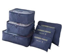 Travel Organiser Clothes Bag 6PC SET * 8 Colors