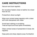 nzmegabuy care instructions for black PU leather bar stools including cleaning and maintenance tips