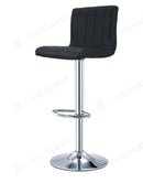 Black PU Leather Gas Lift Bar Stools – Set of 2 or 4
